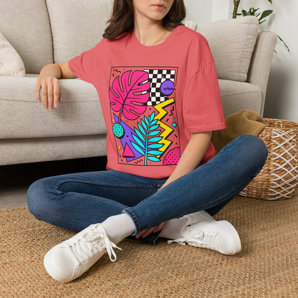 Abstract Wildflower Garden T-Shirt by Zen & Zucchinis Slow Garden Club
