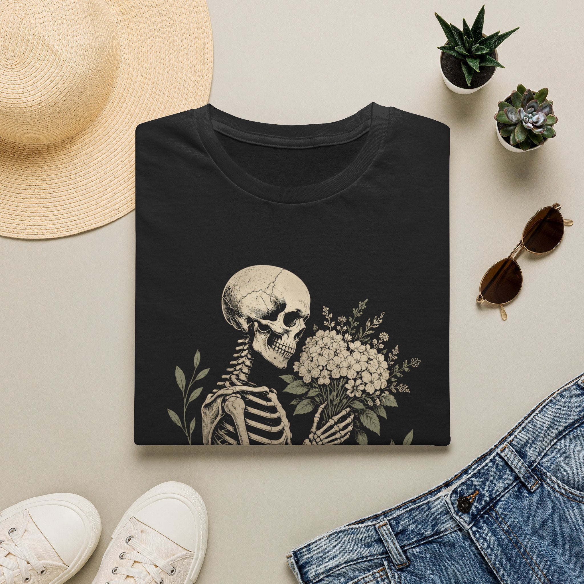 Zero Phlox Given Skeleton Flower T-Shirt