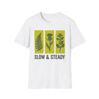 Slow And Steady Art Flower T-Shirt