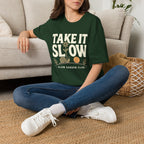 Take It Slow Garden Club T-Shirt by Zen & Zucchinis Slow Garden Club