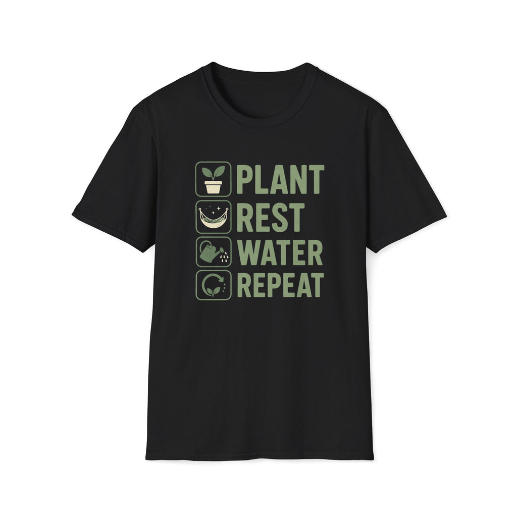 Plant Rest Water Repeat T-Shirt