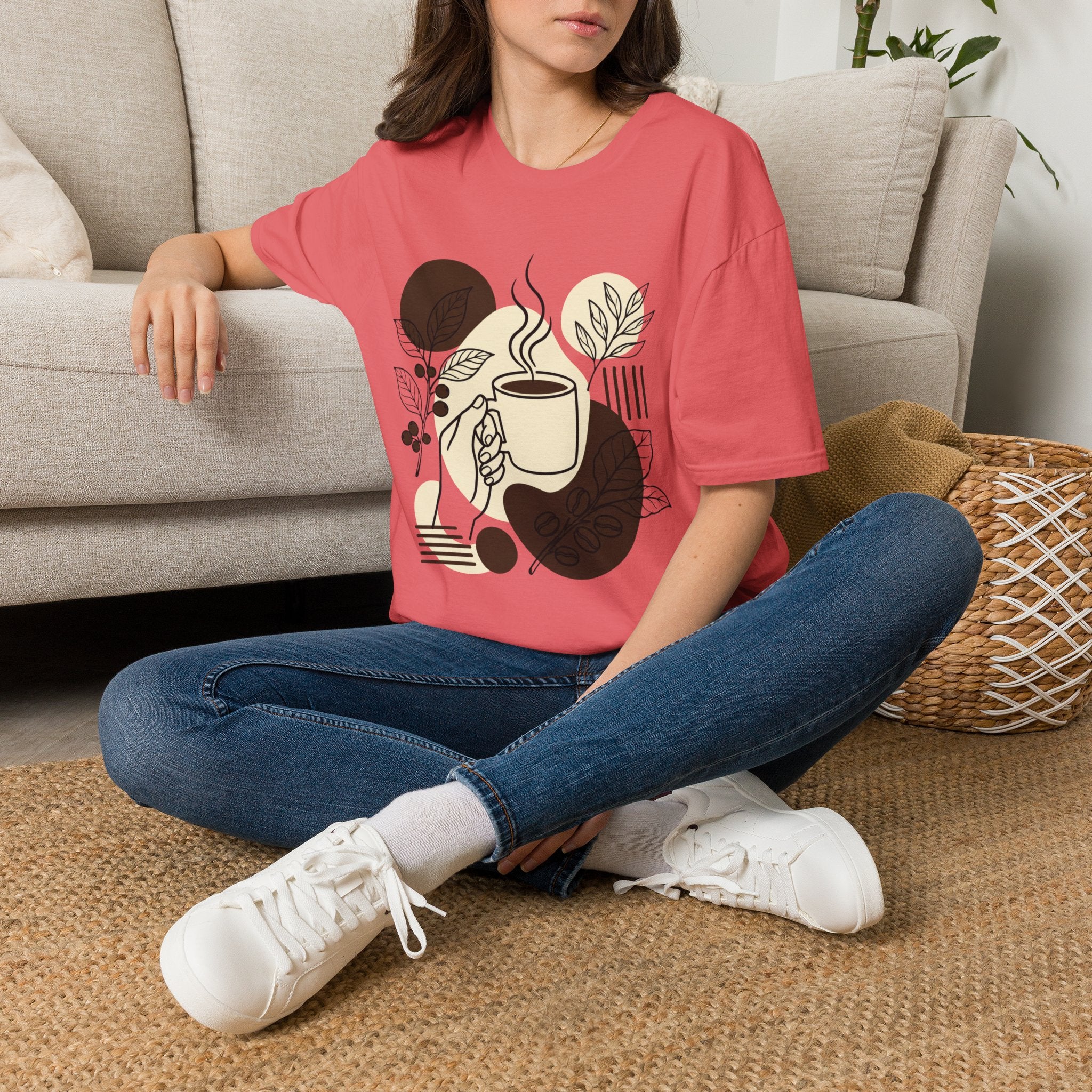 Boho Coffee T-Shirt by Zen & Zucchinis Slow Garden Club
