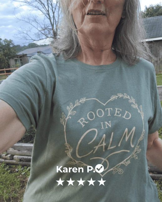 My new favorite Sunday morning tee. Cozy enough for coffee, watering plants, and slow days.
