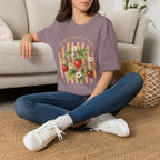 Sweet Slow Summer Strawberry Stripes T-Shirt