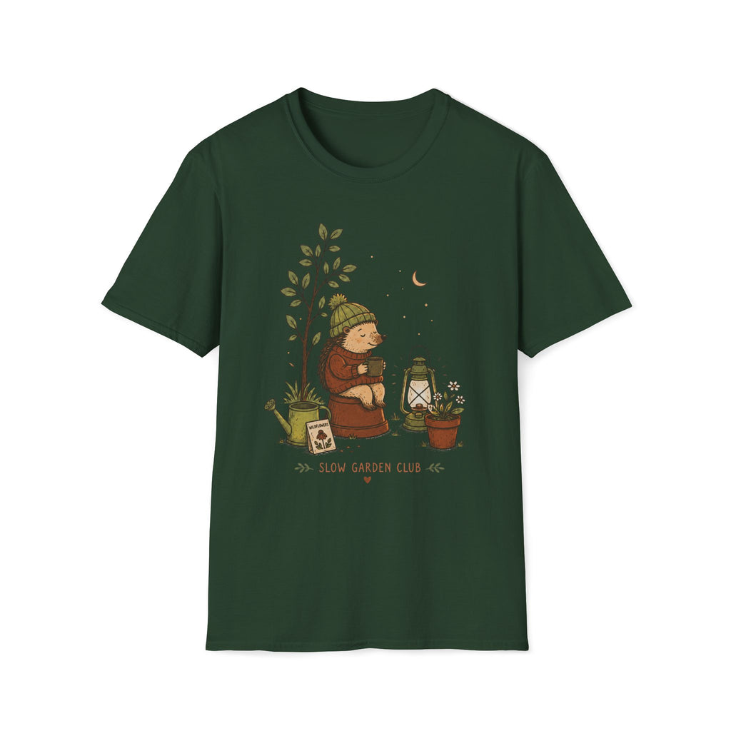 Cozy Hedgehog Garden Club T-Shirt