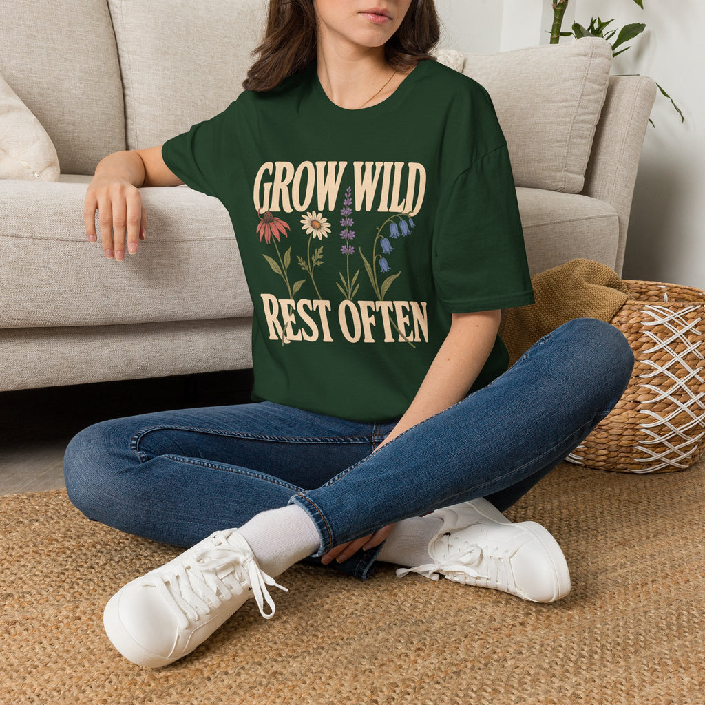 Grow Wild Rest Often Garden T-Shirt