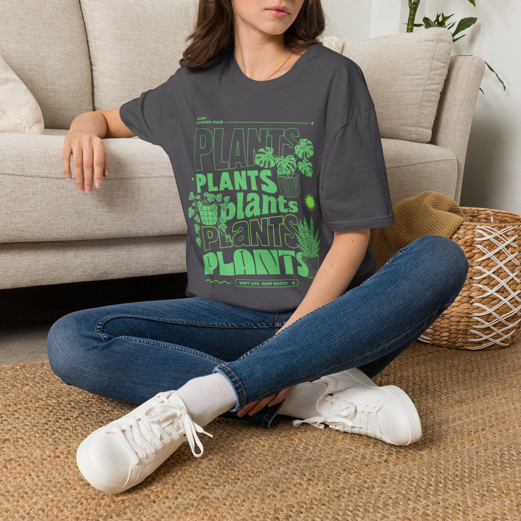 Plant Plant Plants T-Shirt by Zen & Zucchinis Slow Garden Club