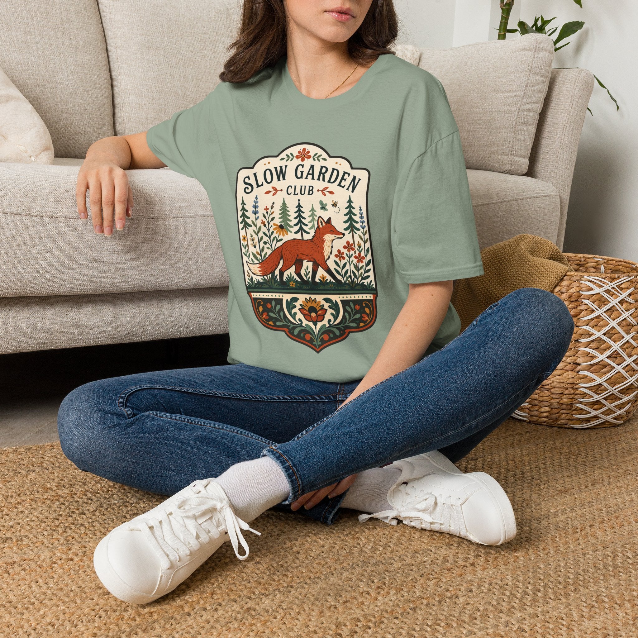 The Local Fox Slow Garden Club T-Shirt
