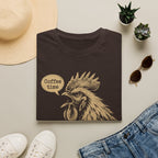 Coffee Time Cottage Garden Rooster T-Shirt