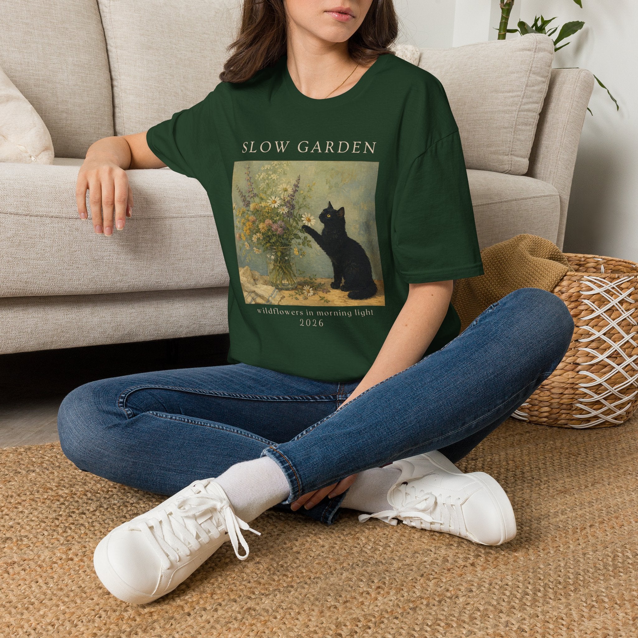 Wildflowers in Morning Light T-Shirt by Zen & Zucchinis Slow Garden Club