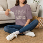 Enough Plants Funny Plant Lover T-Shirt by Zen & Zucchinis Slow Garden Club