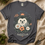 Hedgehog Garden Sunset T-Shirt