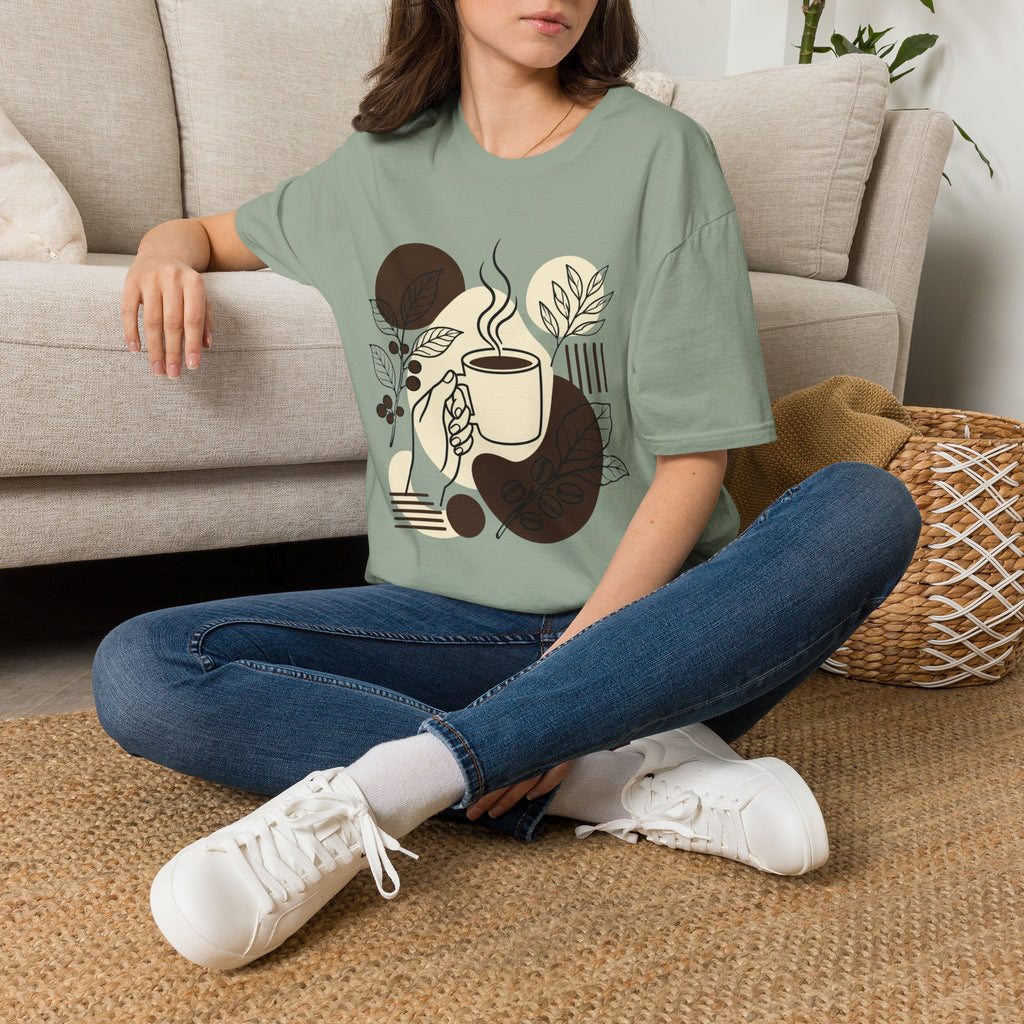 Boho Coffee T-Shirt by Zen & Zucchinis Slow Garden Club