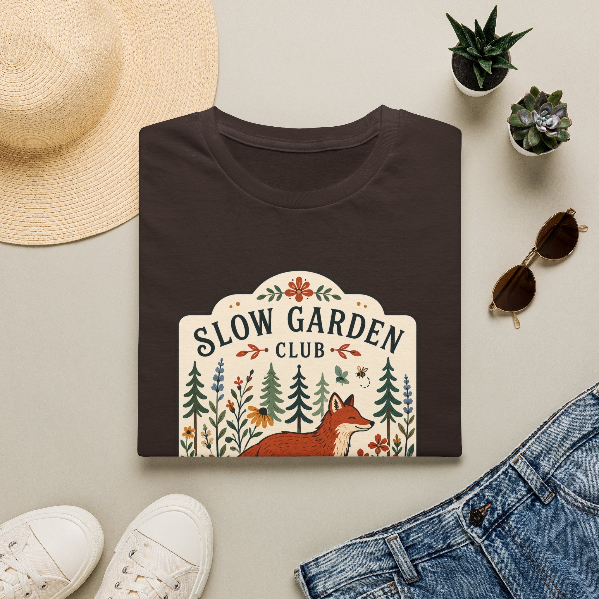 The Local Fox Slow Garden Club T-Shirt