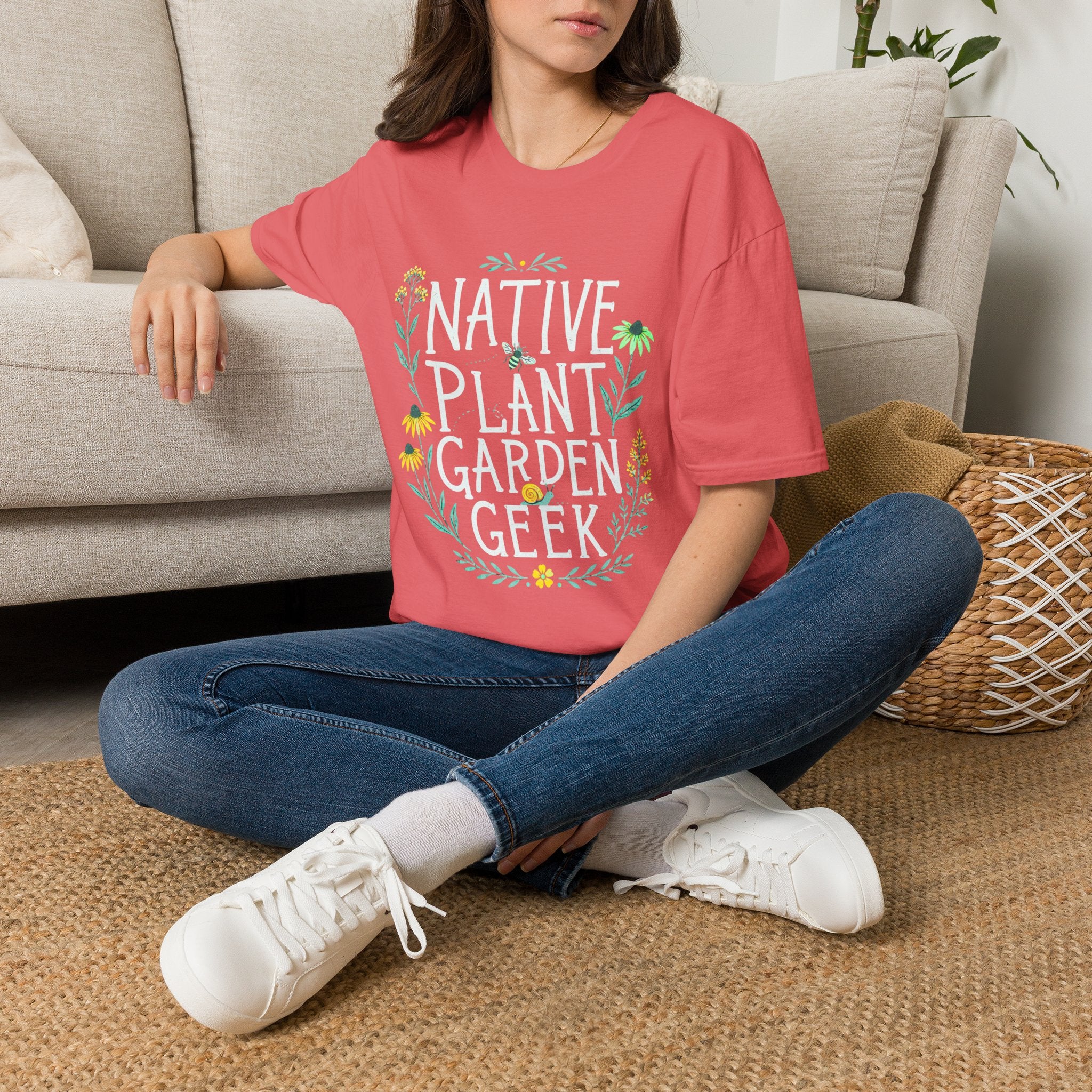 Native Plant Garden Geek T-Shirt