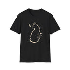 Cat Butterfly Silhouette T-Shirt