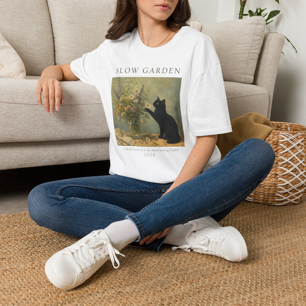 Wildflowers in Morning Light T-Shirt by Zen & Zucchinis Slow Garden Club
