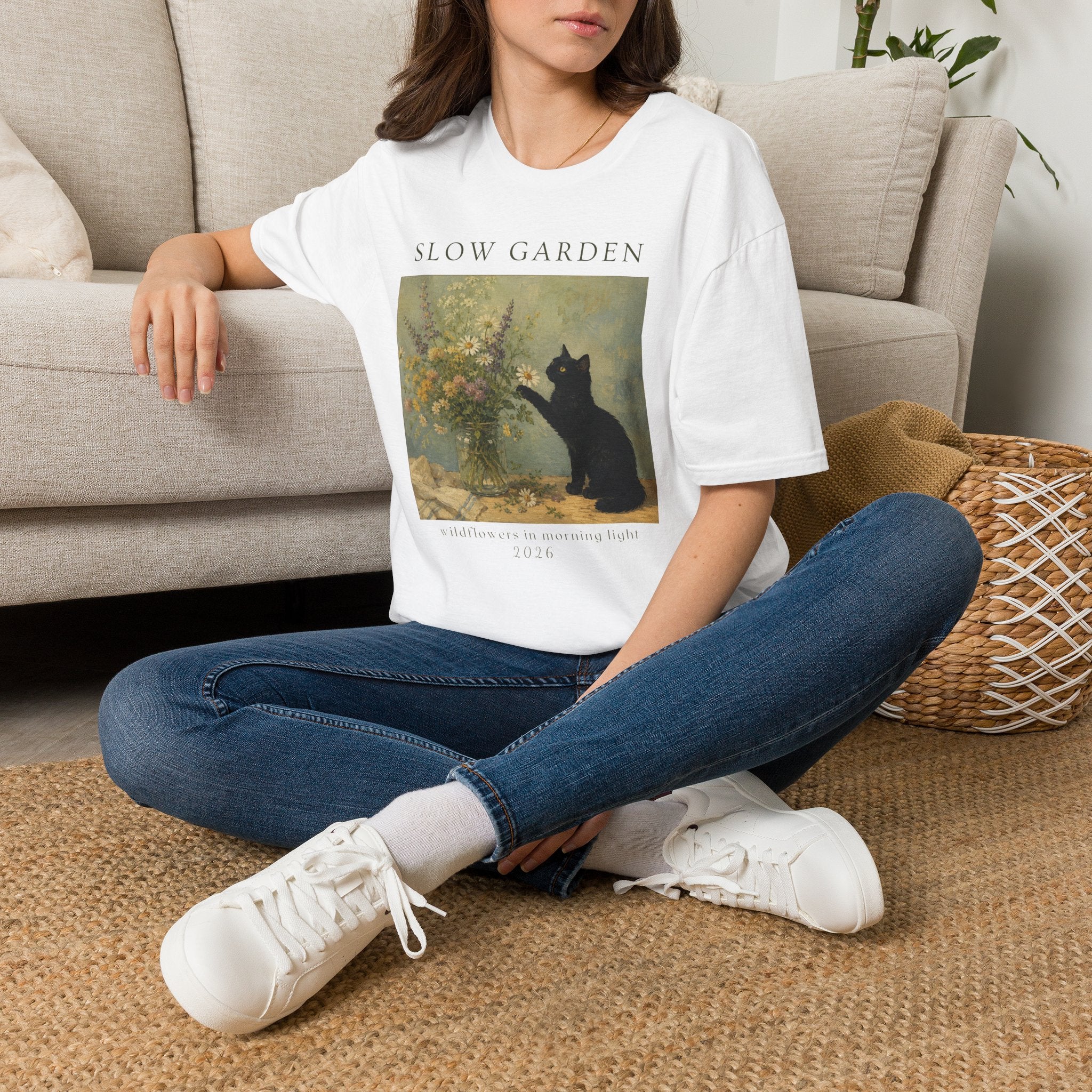 Wildflowers in Morning Light T-Shirt by Zen & Zucchinis Slow Garden Club