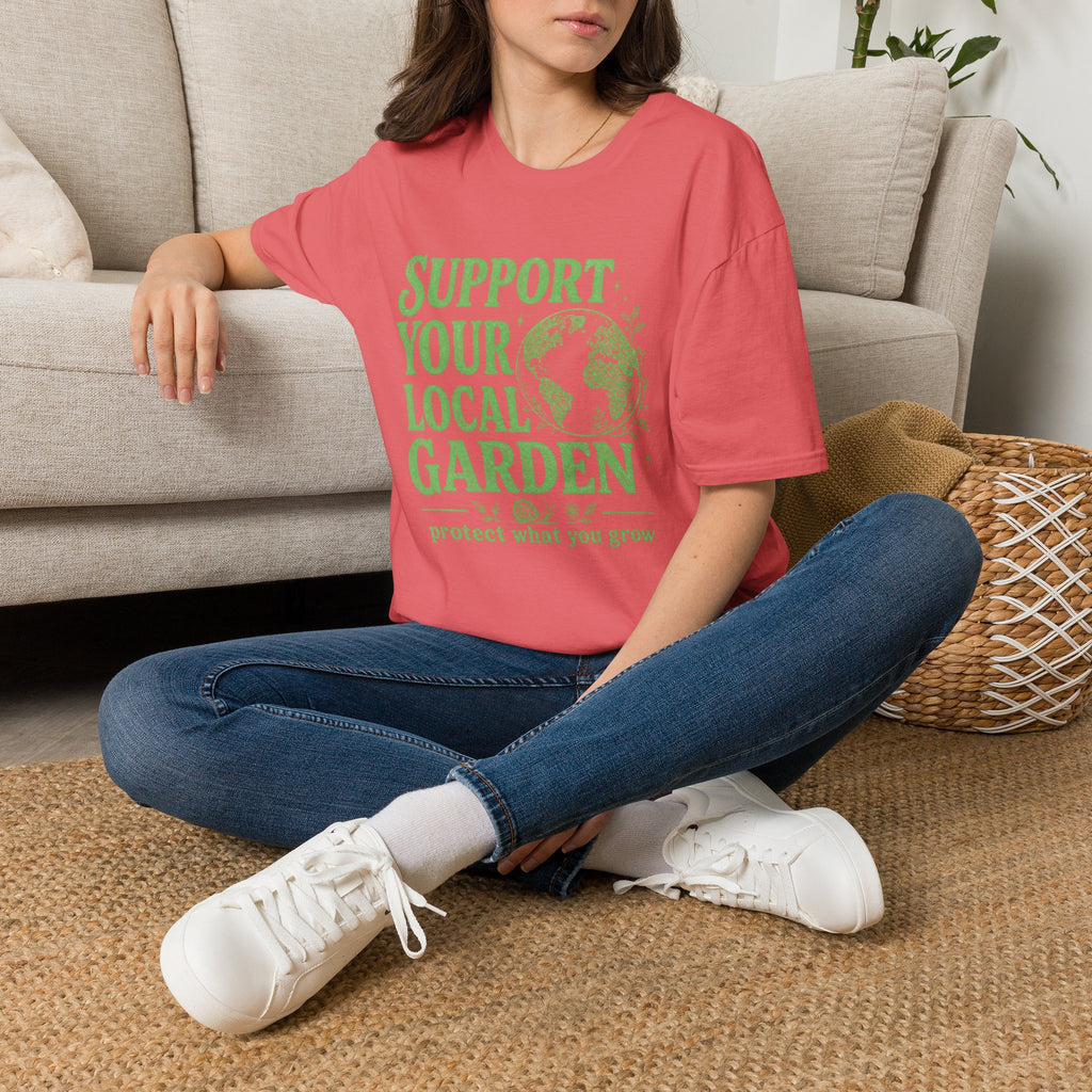 Support Your Local Garden T-Shirt by Zen & Zucchinis Slow Garden Club