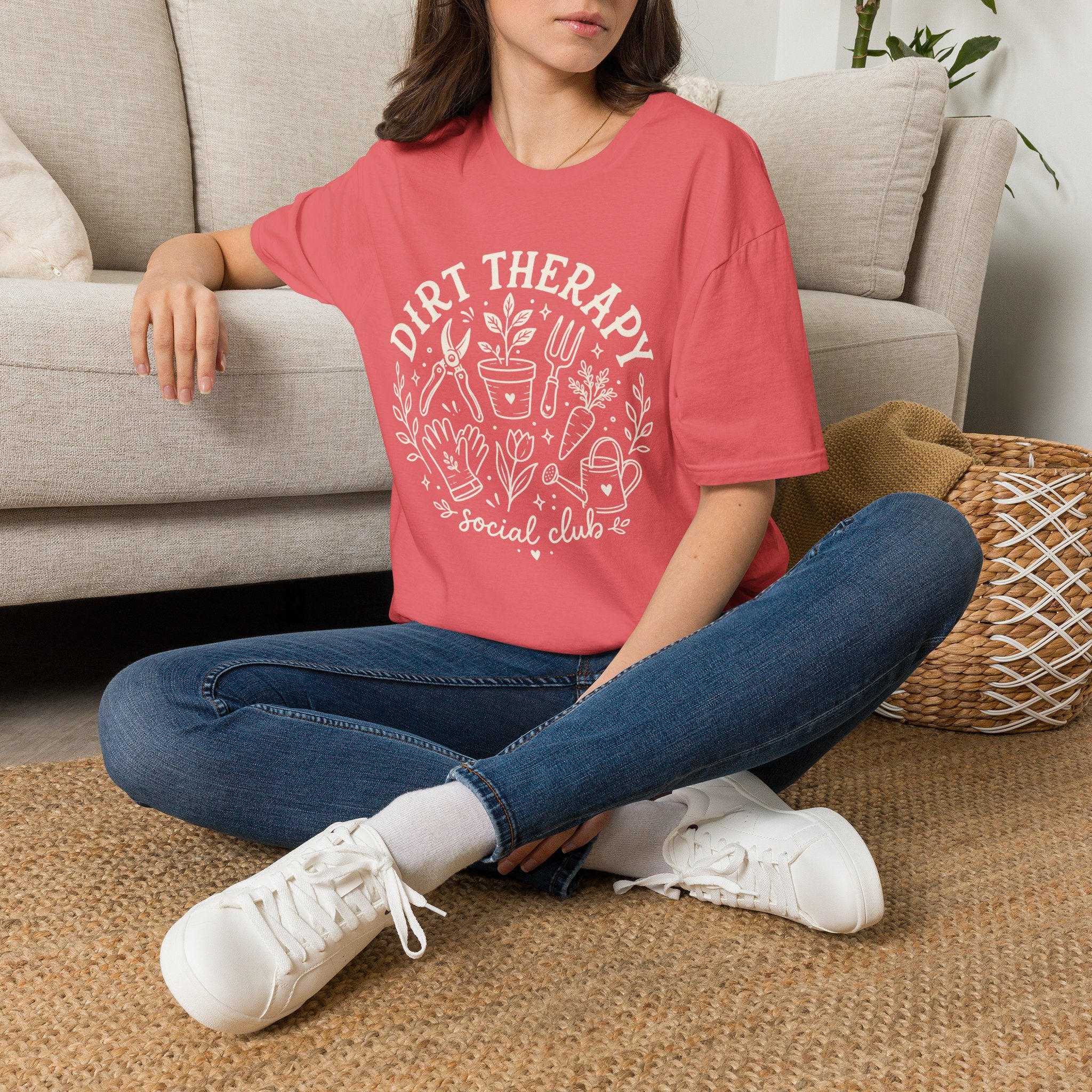 Dirt Therapy Garden T-Shirt by Zen & Zucchinis Slow Garden Club