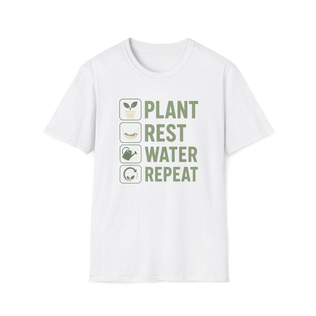Plant Rest Water Repeat T-Shirt