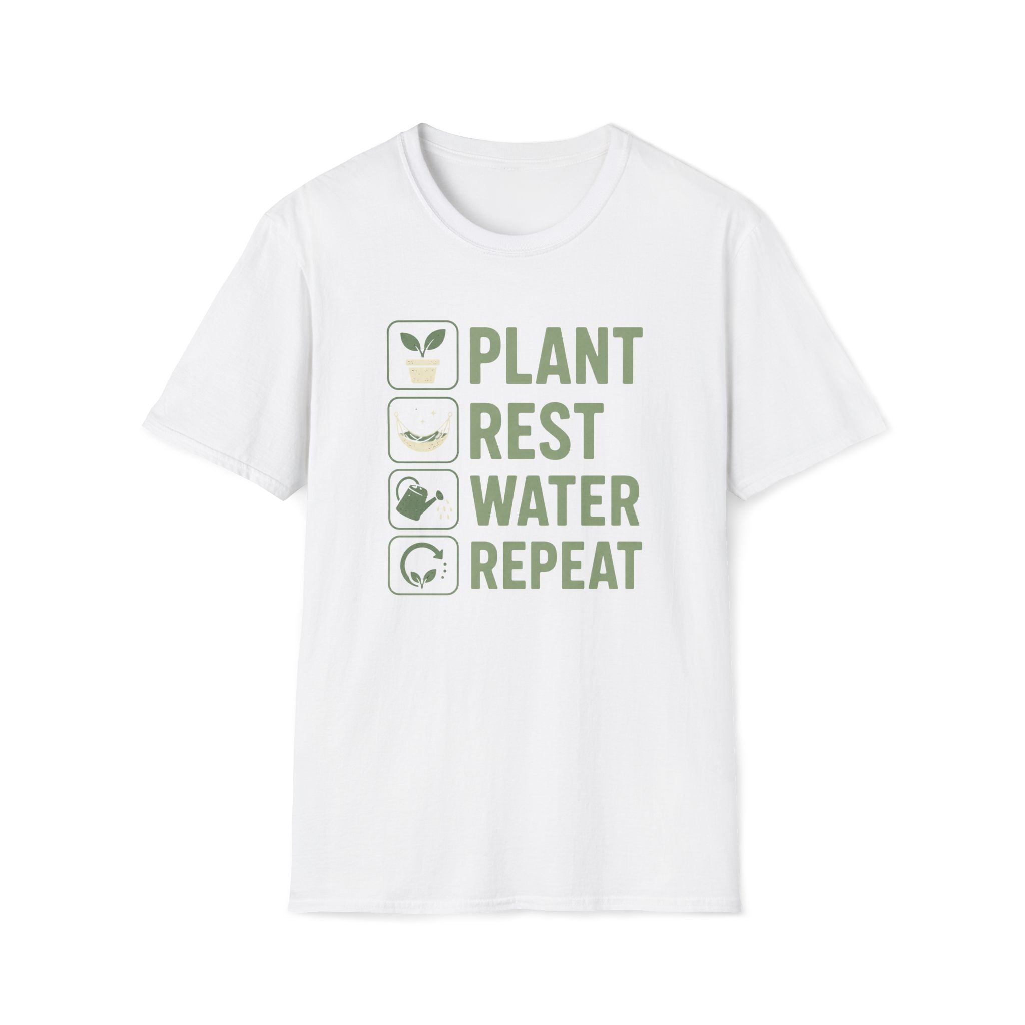 Plant Rest Water Repeat T-Shirt