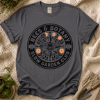 Bees And Botany Garden Badge T-Shirt