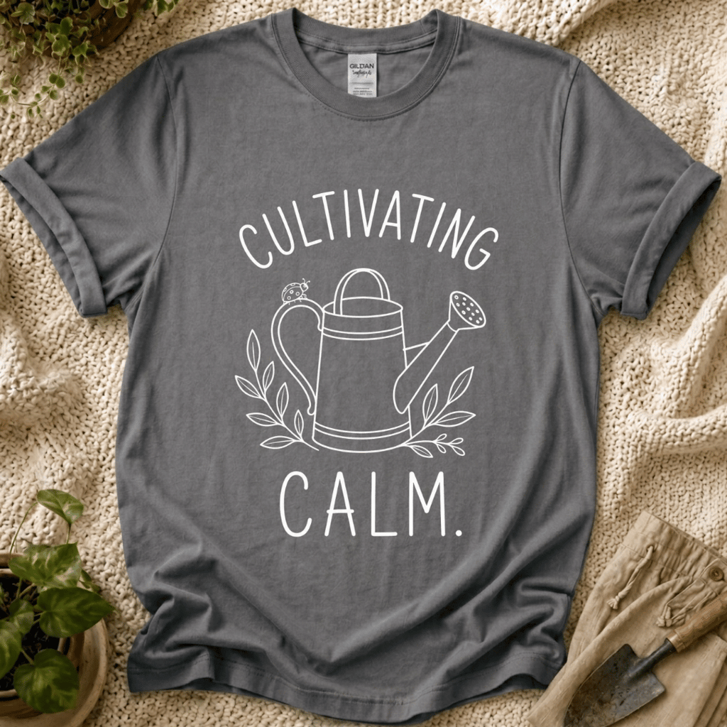 Cultivating Calm Mindfulness T-Shirt by Zen & Zucchinis Slow Garden Club