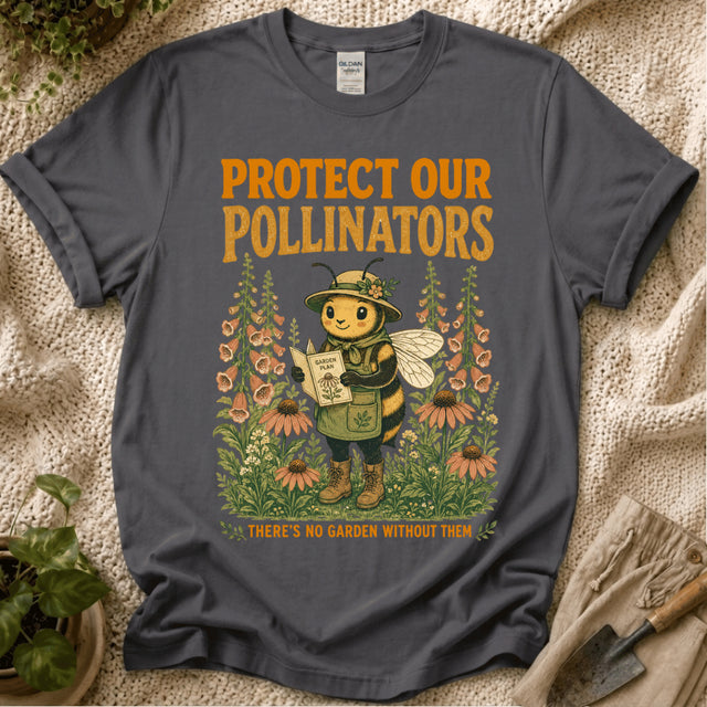 Protect Our Pollinators T-Shirt - Zen & Zucchinis garden graphic tee