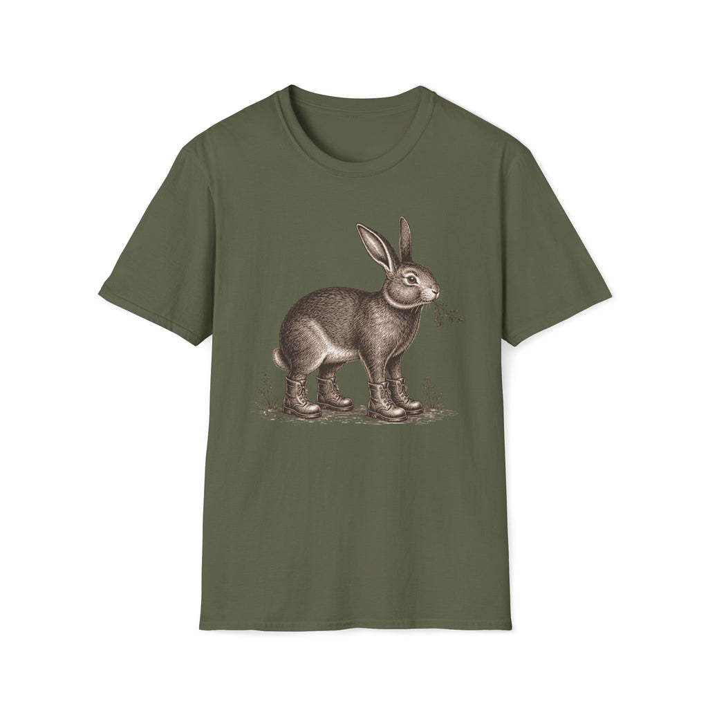 Garden Bunny With Shoes T-Shirt