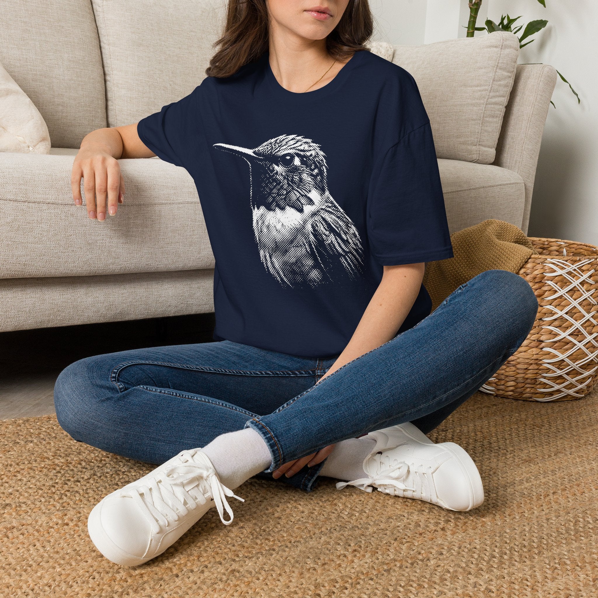 Quiet Hummingbird Garden T-Shirt by Zen & Zucchinis Slow Garden Club