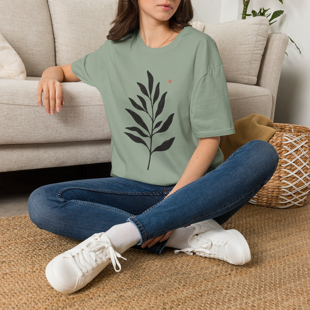 Sunset Behind Leaves T-Shirt
