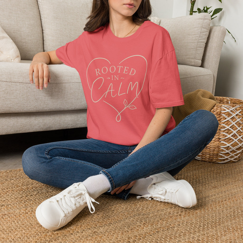 Rooted in Calm Mindfulness T-Shirt by Zen & Zucchinis Slow Garden Club