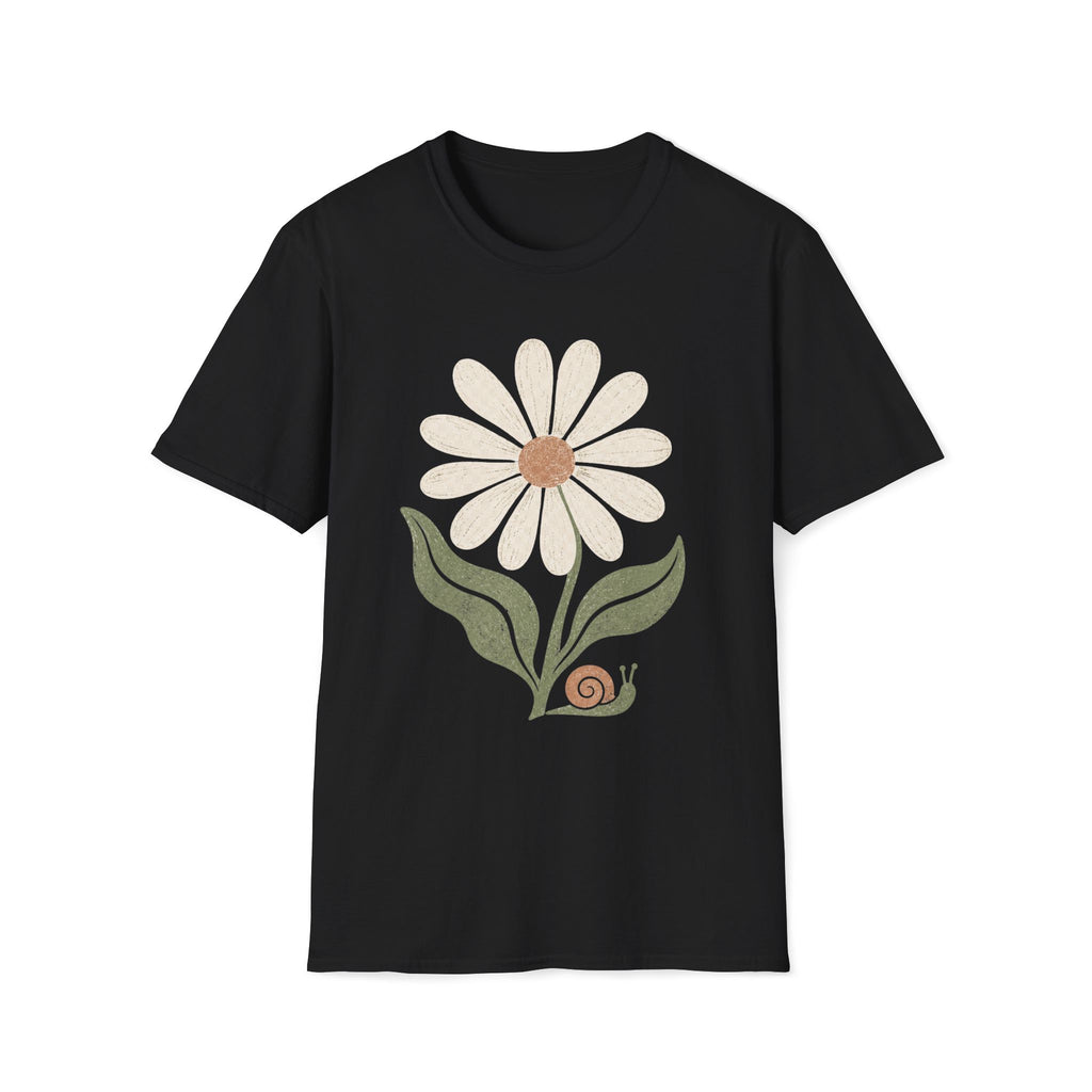 Flower & Snail Garden T-Shirt