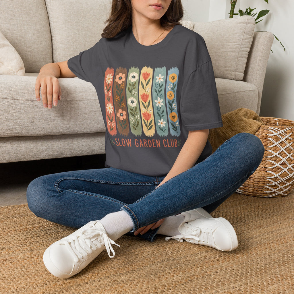 Flower Stripes Garden T-Shirt