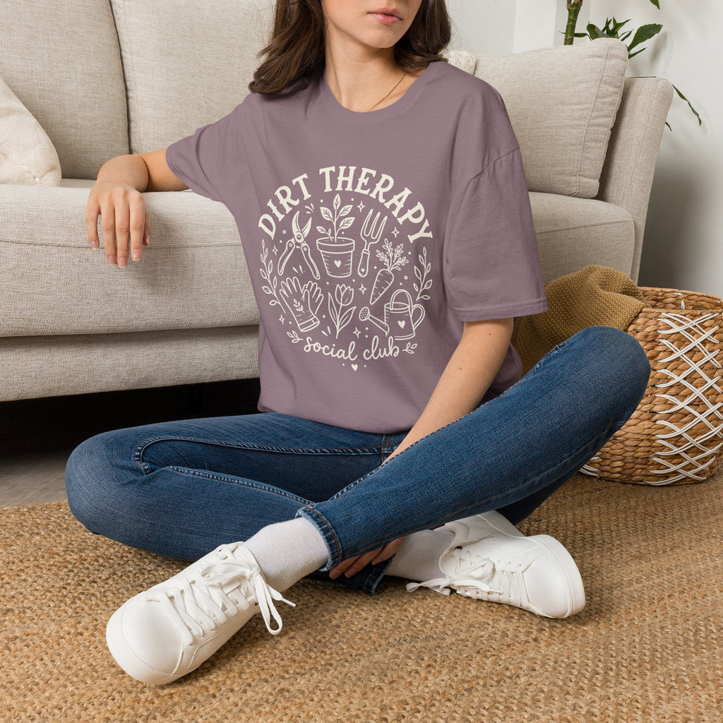 Dirt Therapy Garden T-Shirt by Zen & Zucchinis Slow Garden Club