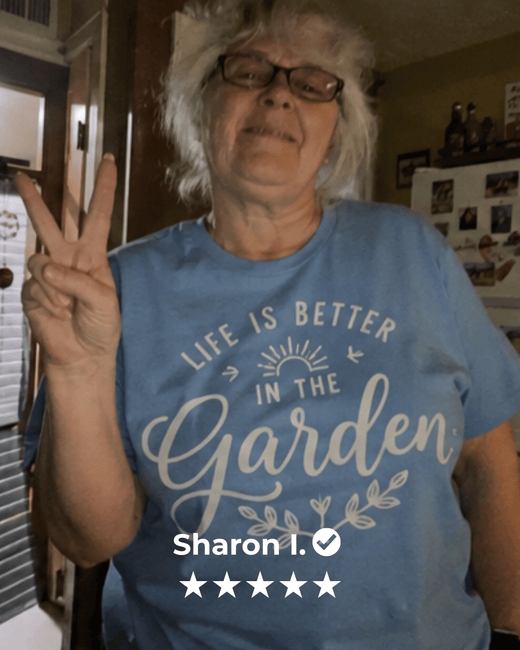 Really happy with my shirt. Life is just better in the garden (: