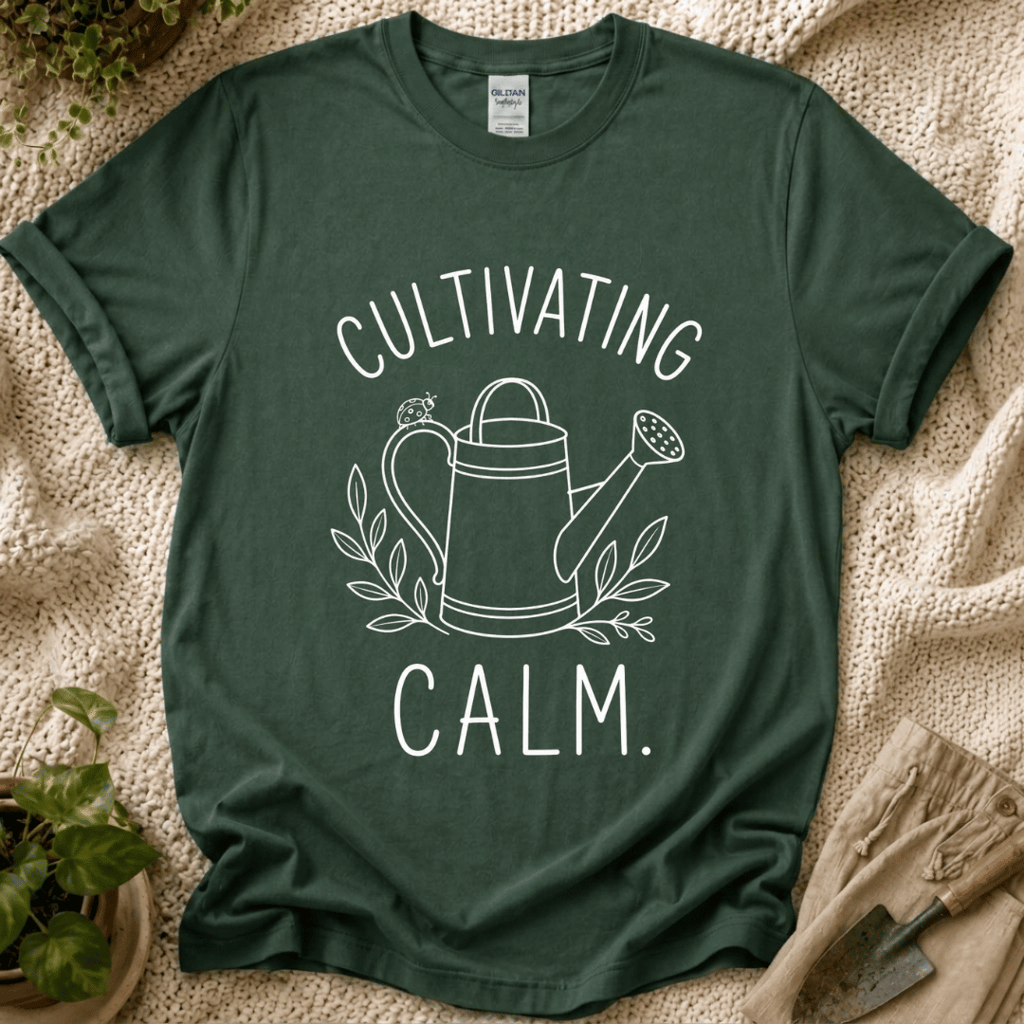 Cultivating Calm Mindfulness T-Shirt by Zen & Zucchinis Slow Garden Club