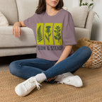 Slow And Steady Art Flower T-Shirt