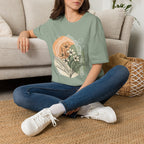 Bohemian Flower Graphic T-Shirt by Zen & Zucchinis Slow Garden Club