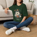 Hedgehog Garden Sunset T-Shirt