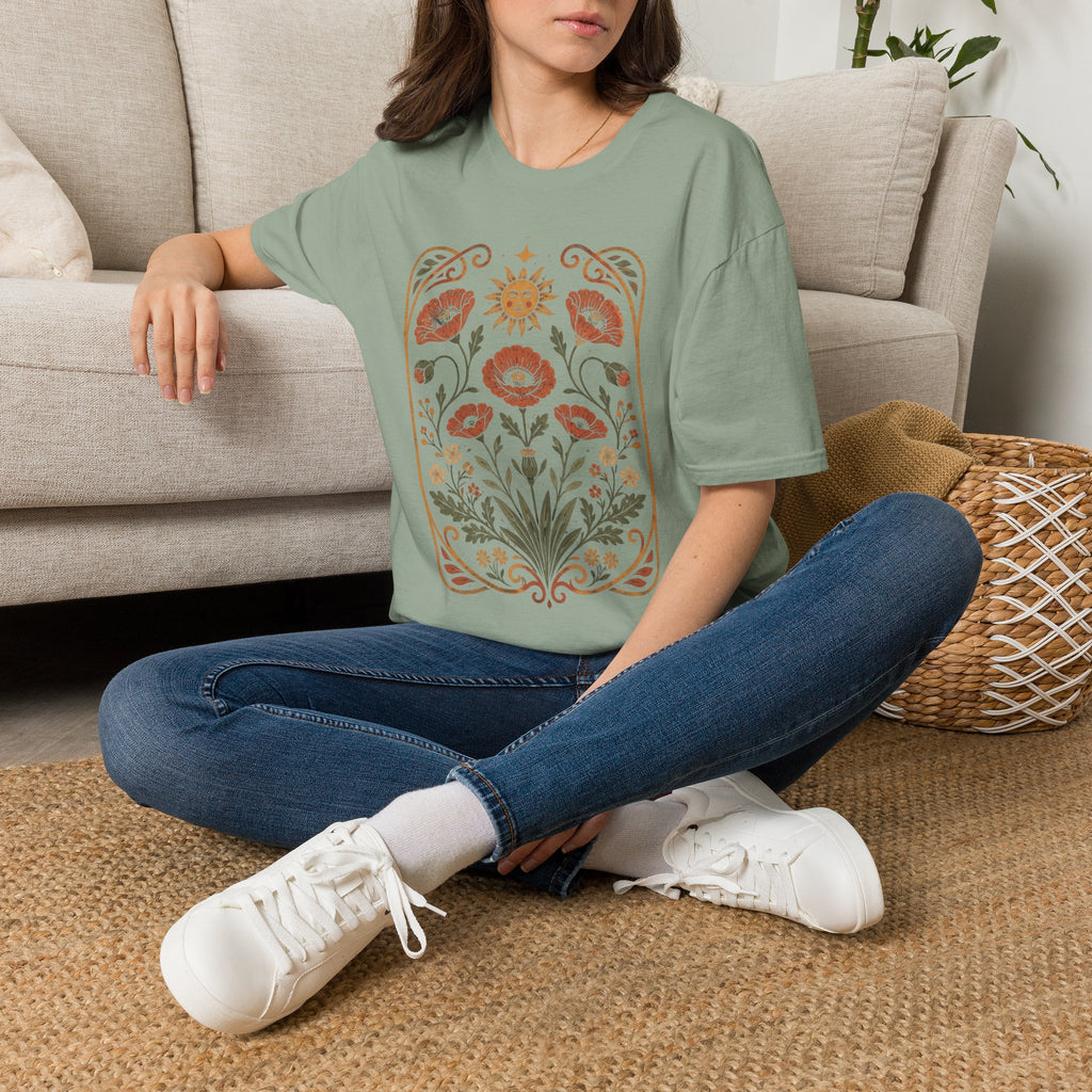 Wildflower Garden T-Shirt by Zen & Zucchinis Slow Garden Club