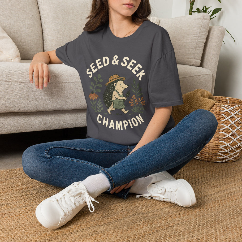 Seed & Seek Champion Garden Friend T-Shirt by Zen & Zucchinis Slow Garden Club