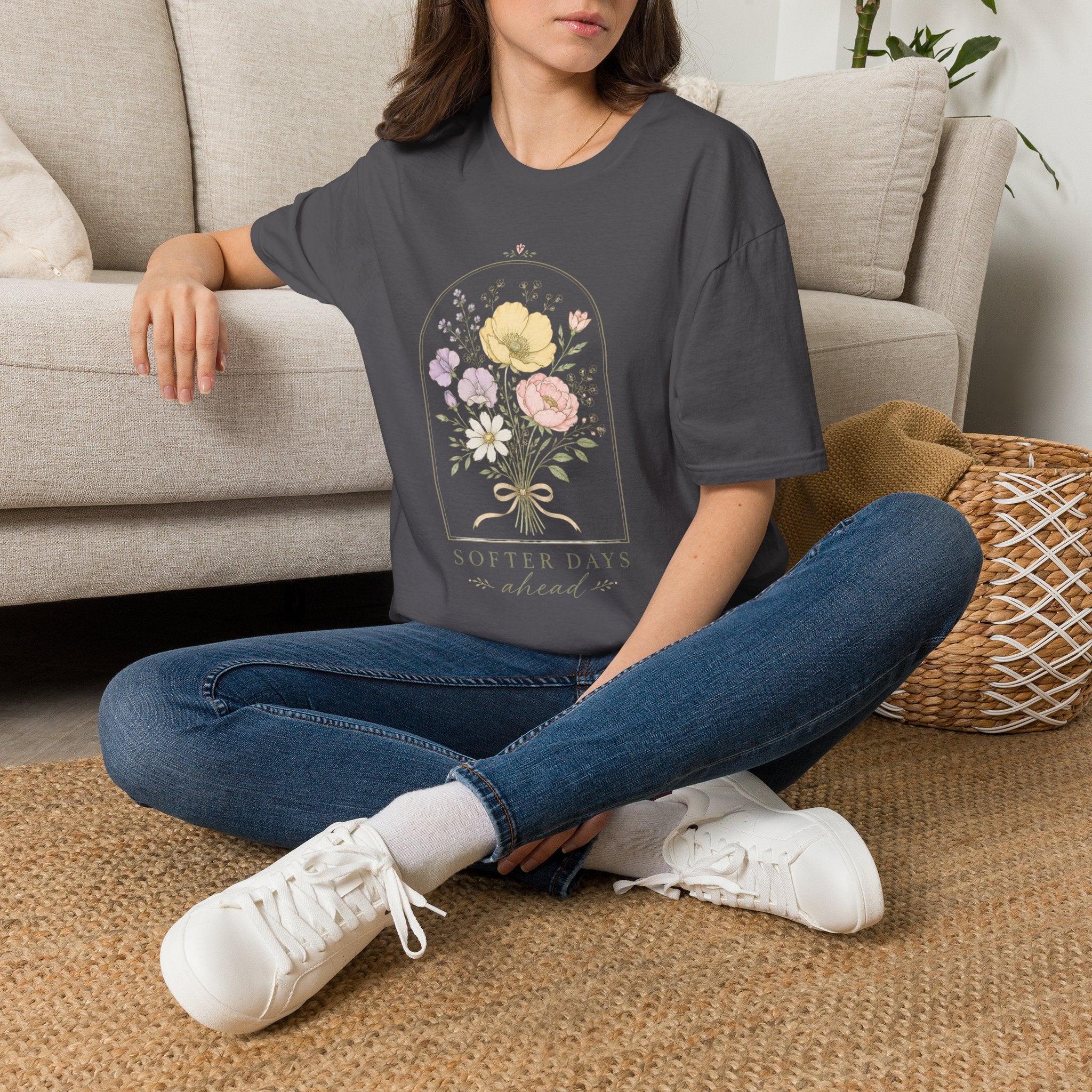 Softer Days Ahead Flower T-Shirt