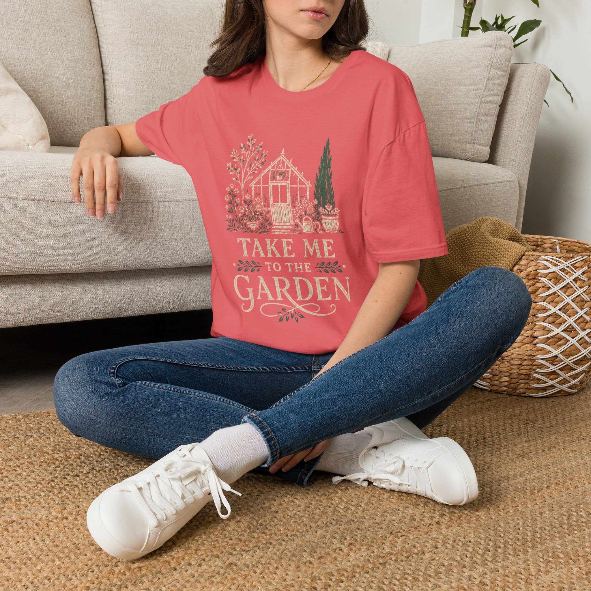 Take Me to the Garden T-Shirt by Zen & Zucchinis Slow Garden Club