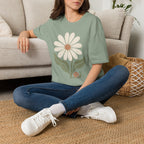 Flower & Snail Garden T-Shirt