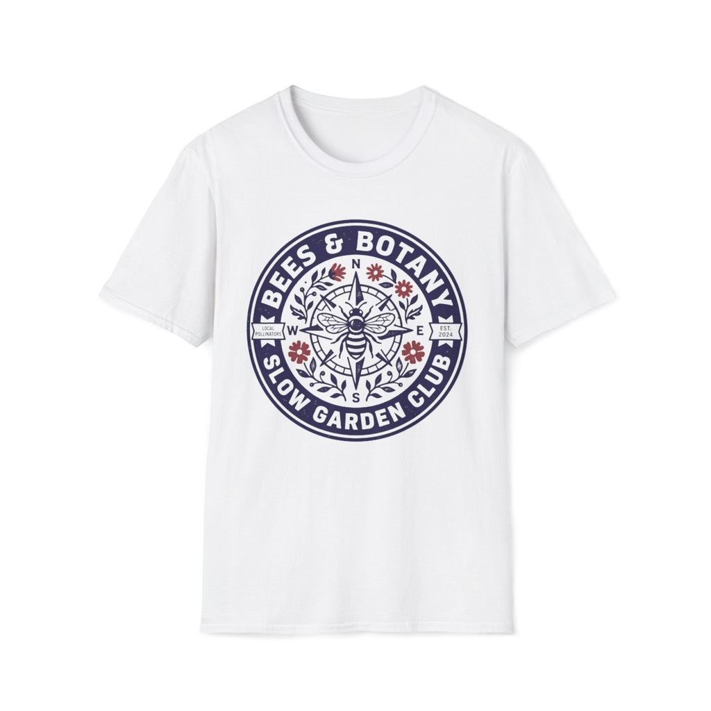 Bees And Botany Garden Badge T-Shirt