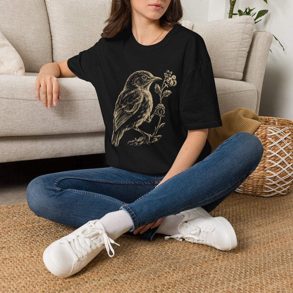 Quiet Garden Bird T-Shirt