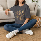 Peace Mouse Garden Selfie T-Shirt by Zen & Zucchinis Slow Garden Club