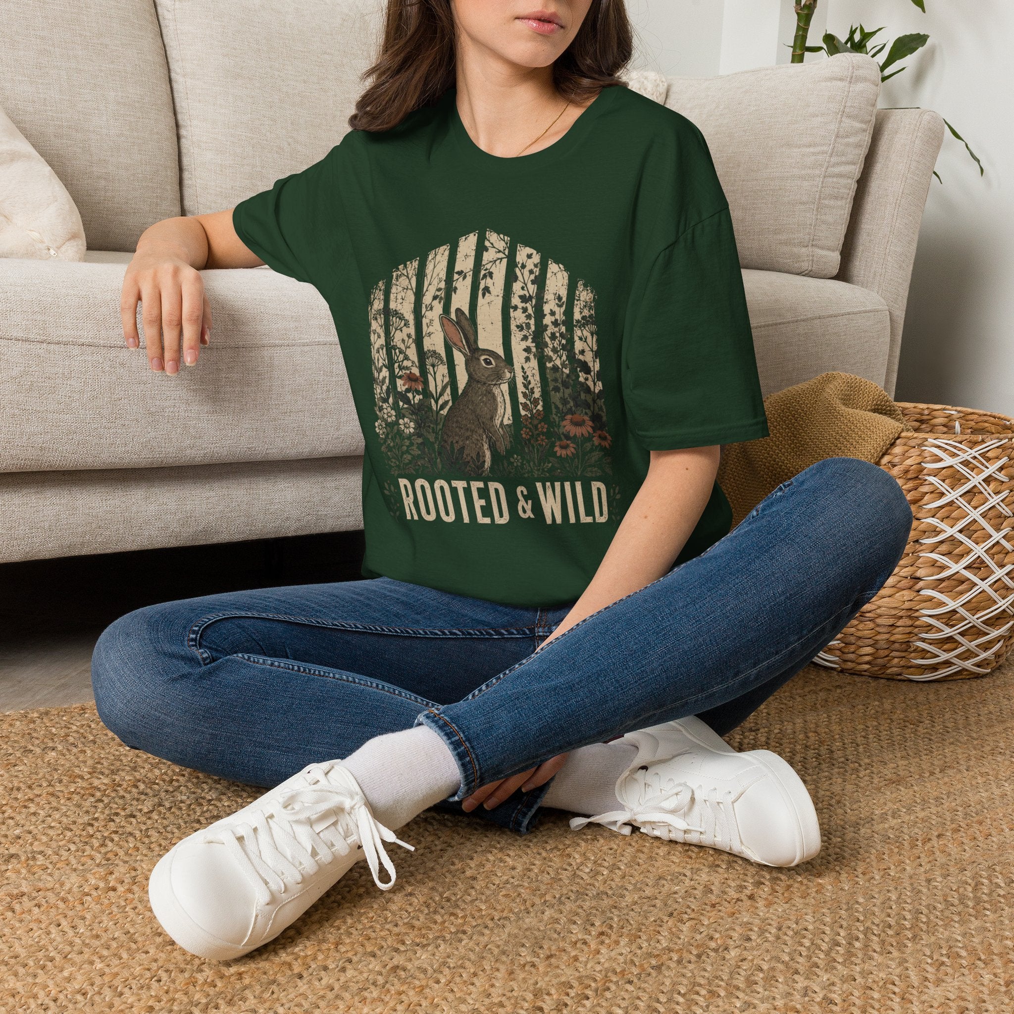Rooted & Wild Garden Bunny T-Shirt